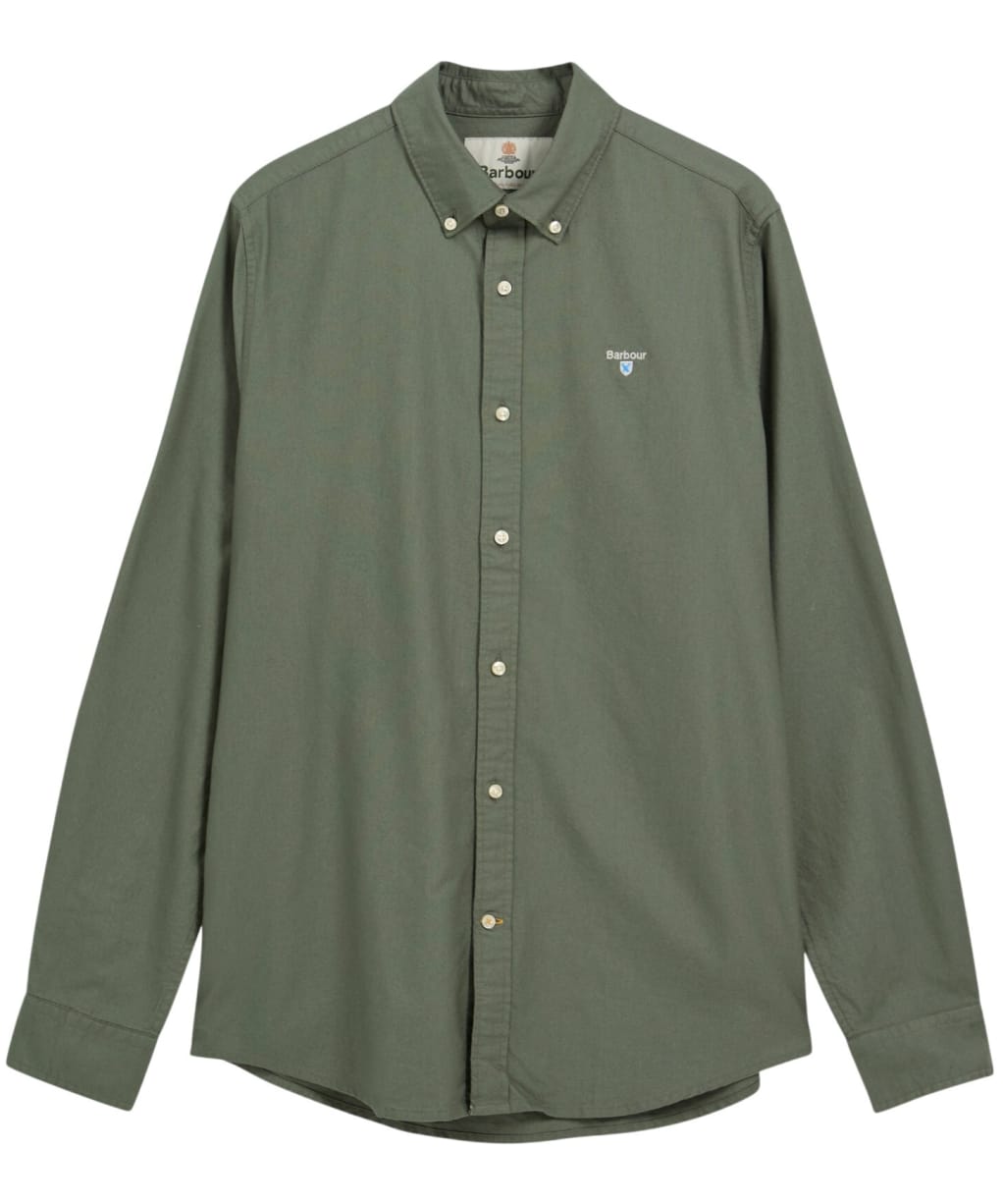 Men's Barbour Oxtown Tailored Shirt - Agave Green