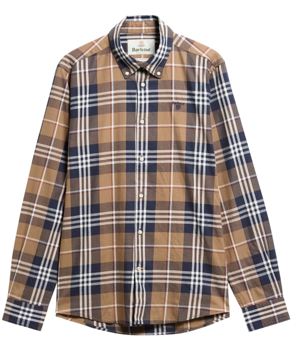 Men's Barbour Edgar Tailored Shirt - Stone