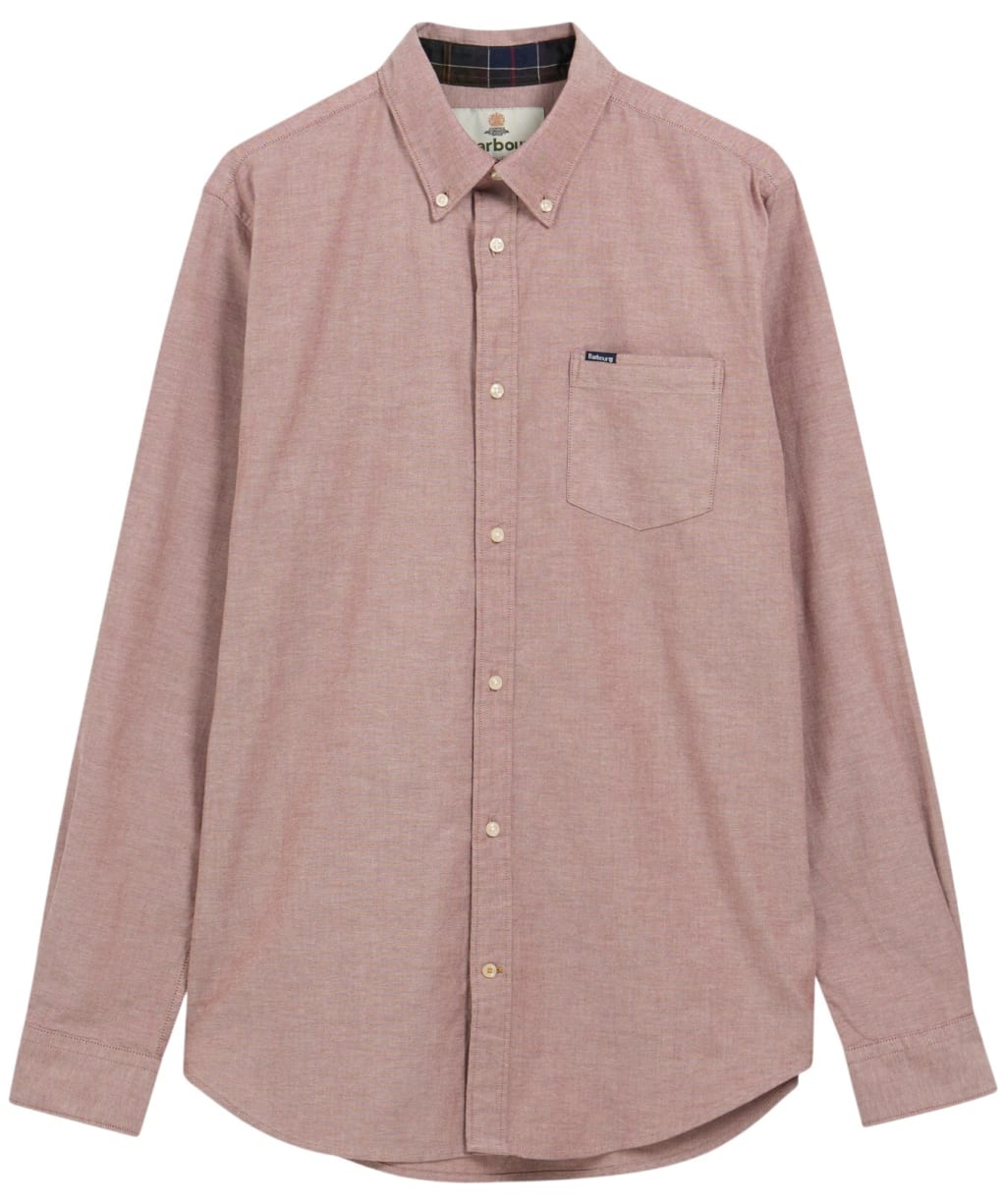 Men's Barbour Marsden Tailored Oxford Shirt - Russet Brown