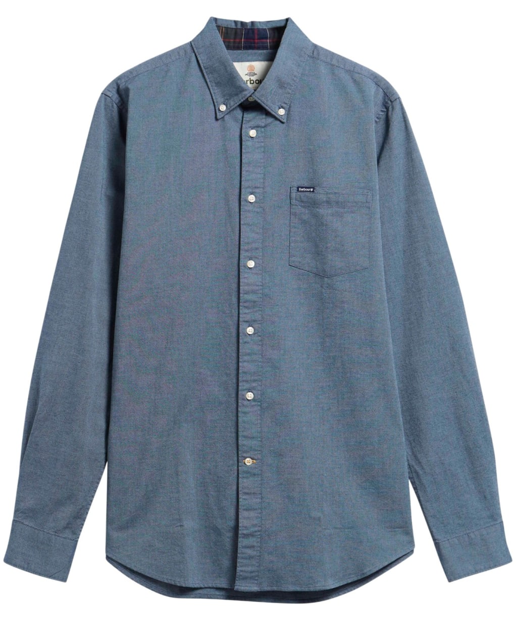 Men's Barbour Marsden Tailored Oxford Shirt - Tarn Blue