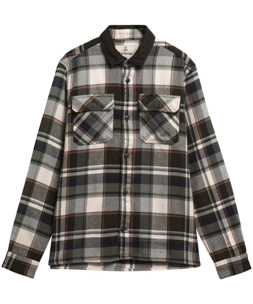 Men's Barbour Grasmoor Relaxed Checked Shirt - Mid Olive