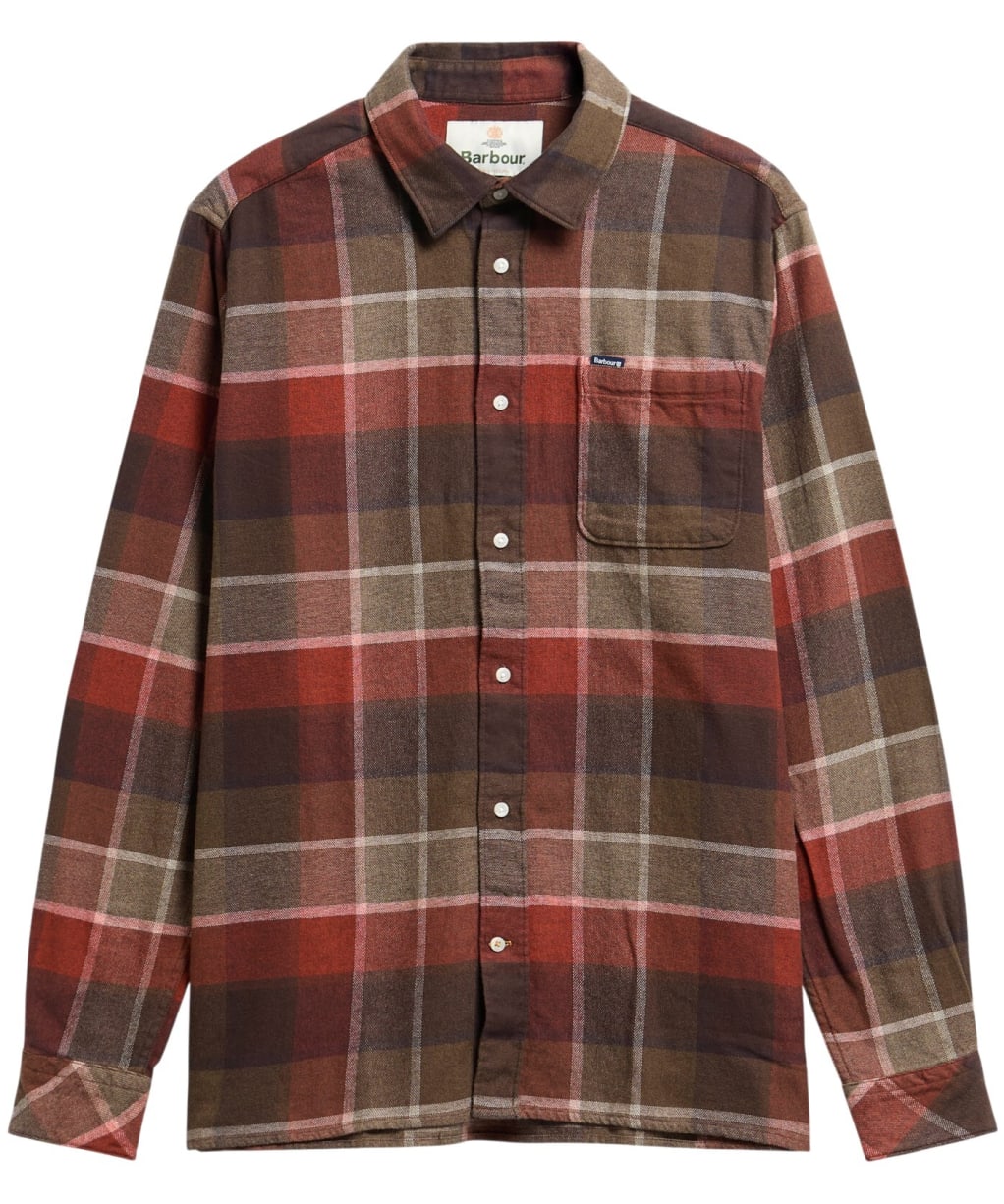 Men's Barbour Copswell Relaxed Checked Shirt - Beech