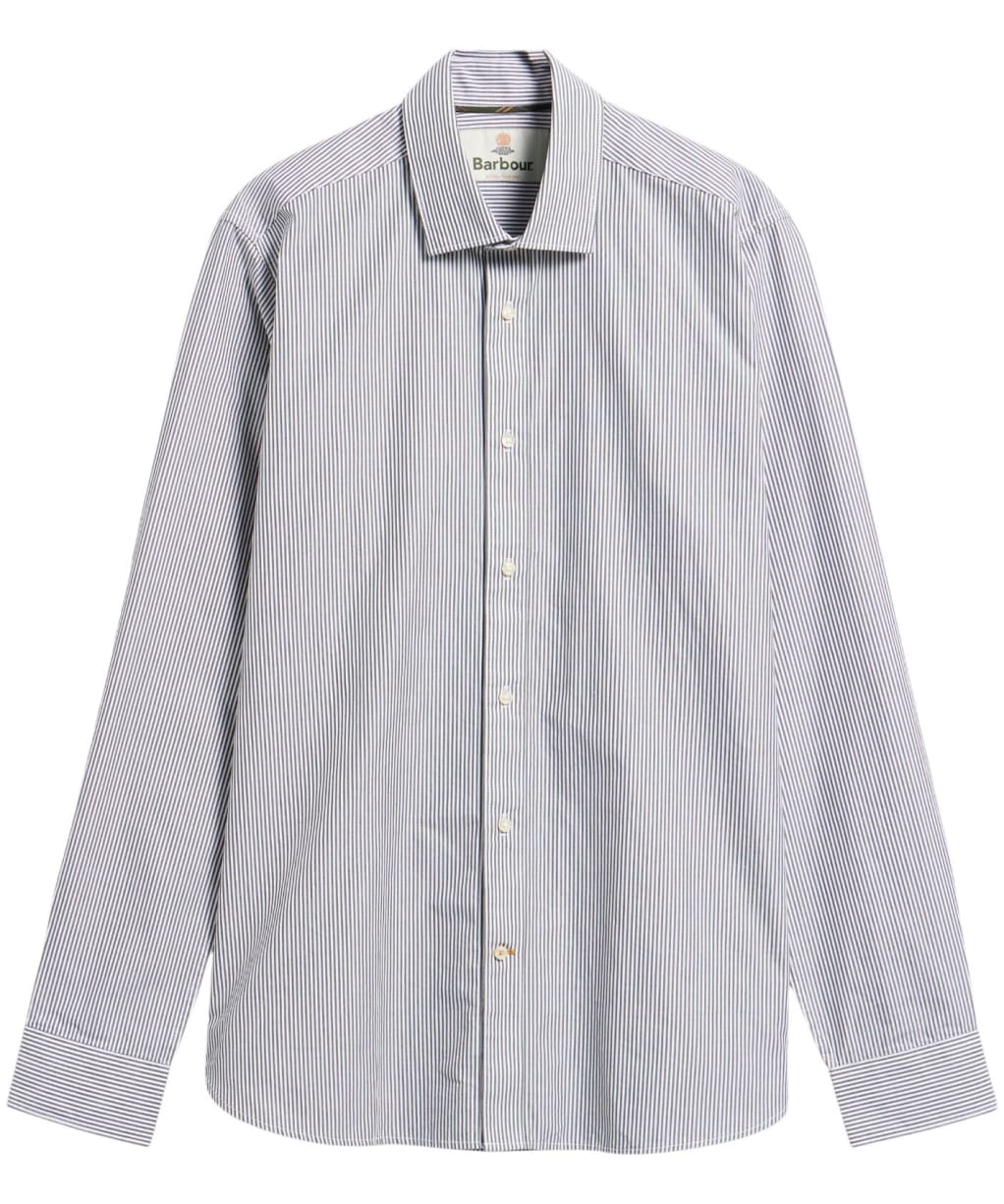 Men's Barbour Graham Striped Tailored Shirt - Forest