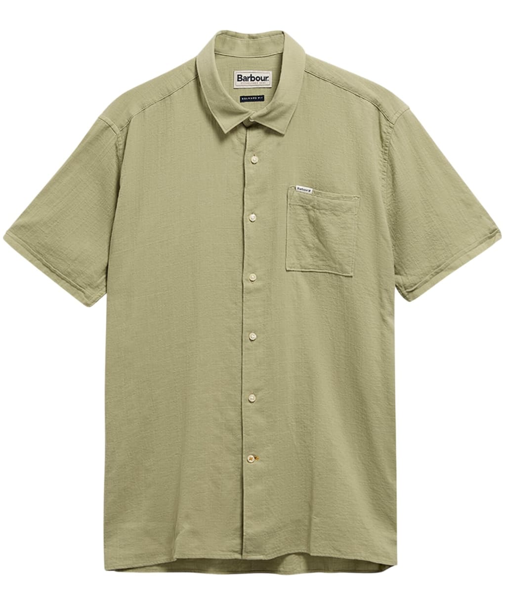 Men's Barbour Kingswood Ripstop Summer Shirt - Mineral Green
