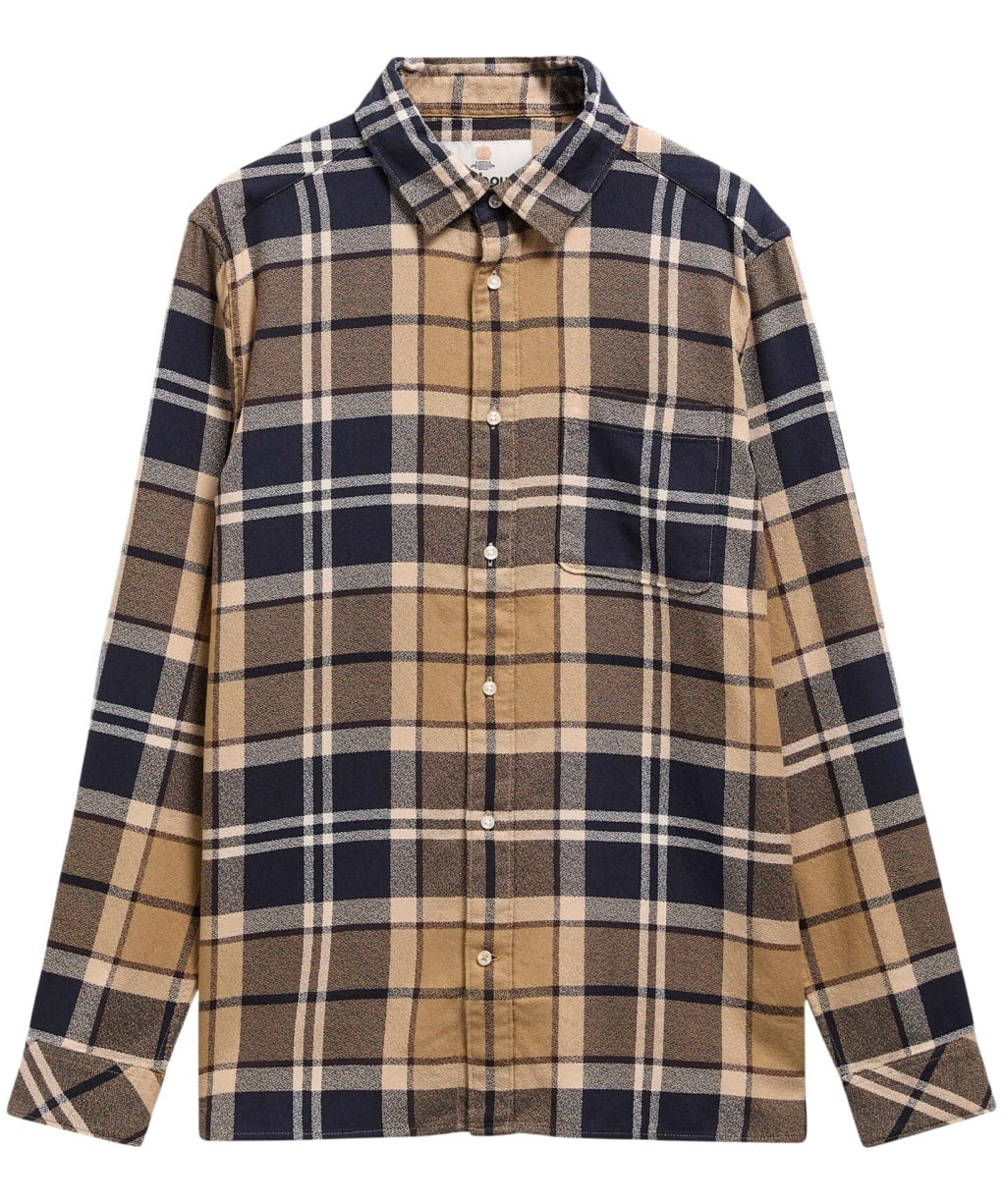 Men's Barbour Bourne Relaxed Tartan Shirt - Birchwood Dress Tartan