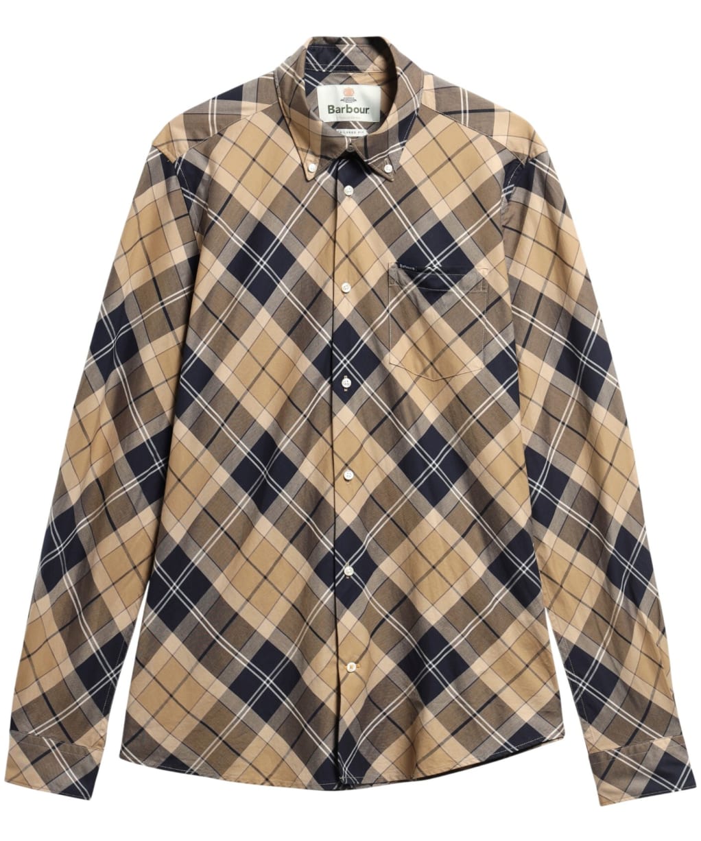Men's Barbour Lochton Tailored Tartan Shirt - Birchwood Dress Tartan