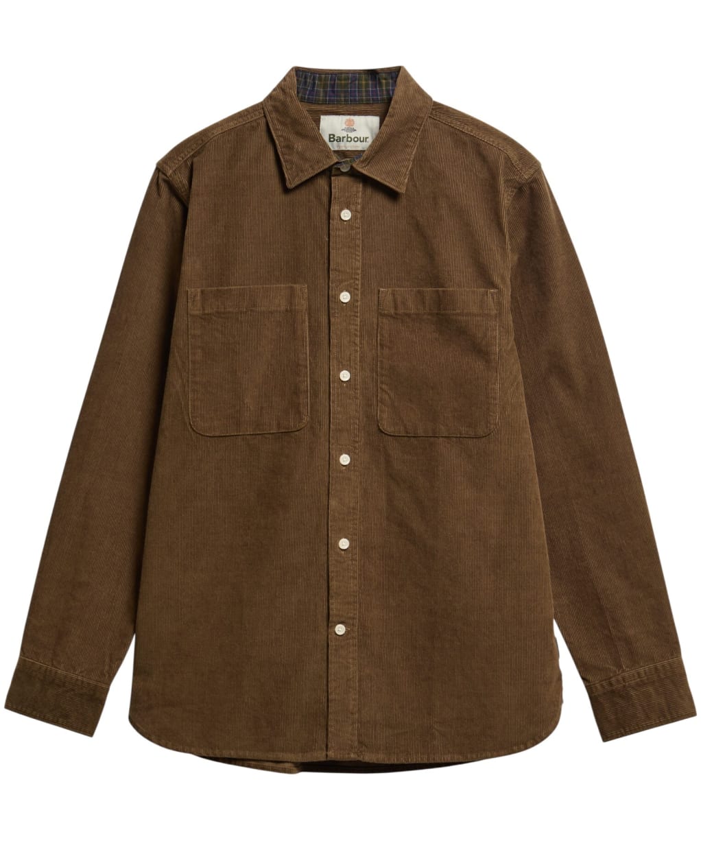 Men's Barbour Authentic Cord Shirt - Beech