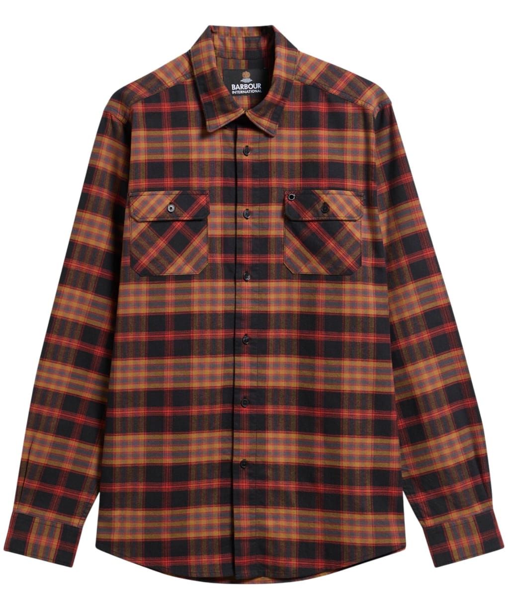 Men's Barbour International Horseferry Shirt - FIRE WHIRL