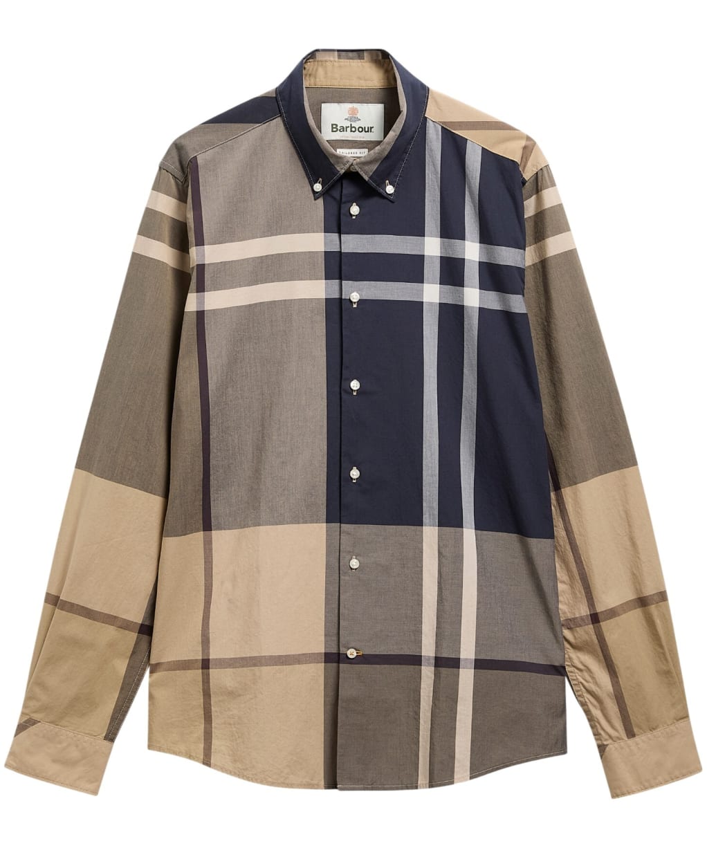Men's Barbour Oversized Tartan Dunoon Tailored Shirt - Birchwood Dress Tartan