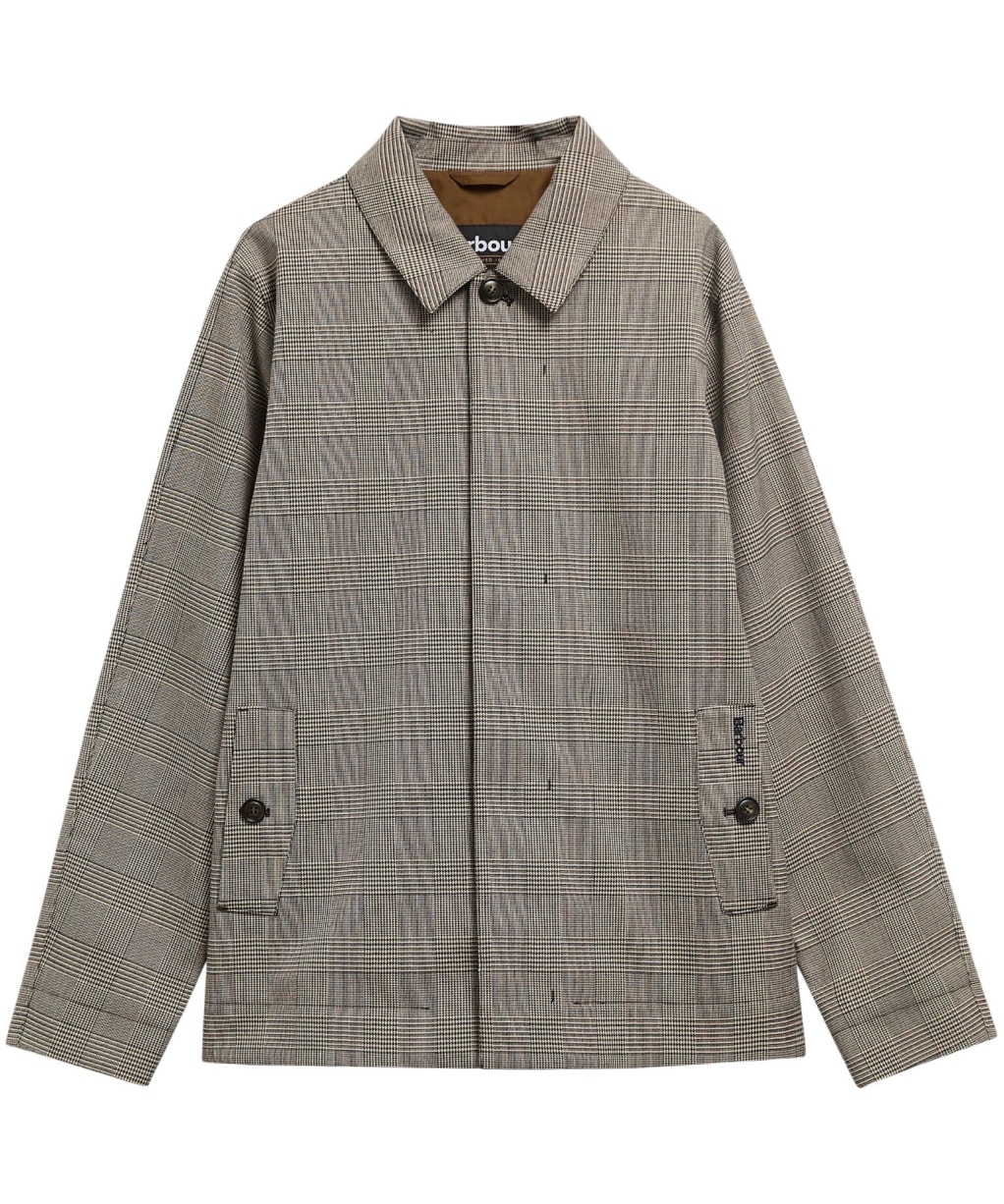 Men's Barbour Modern Short Lorden Showerproof Mac - Prince Of Wales