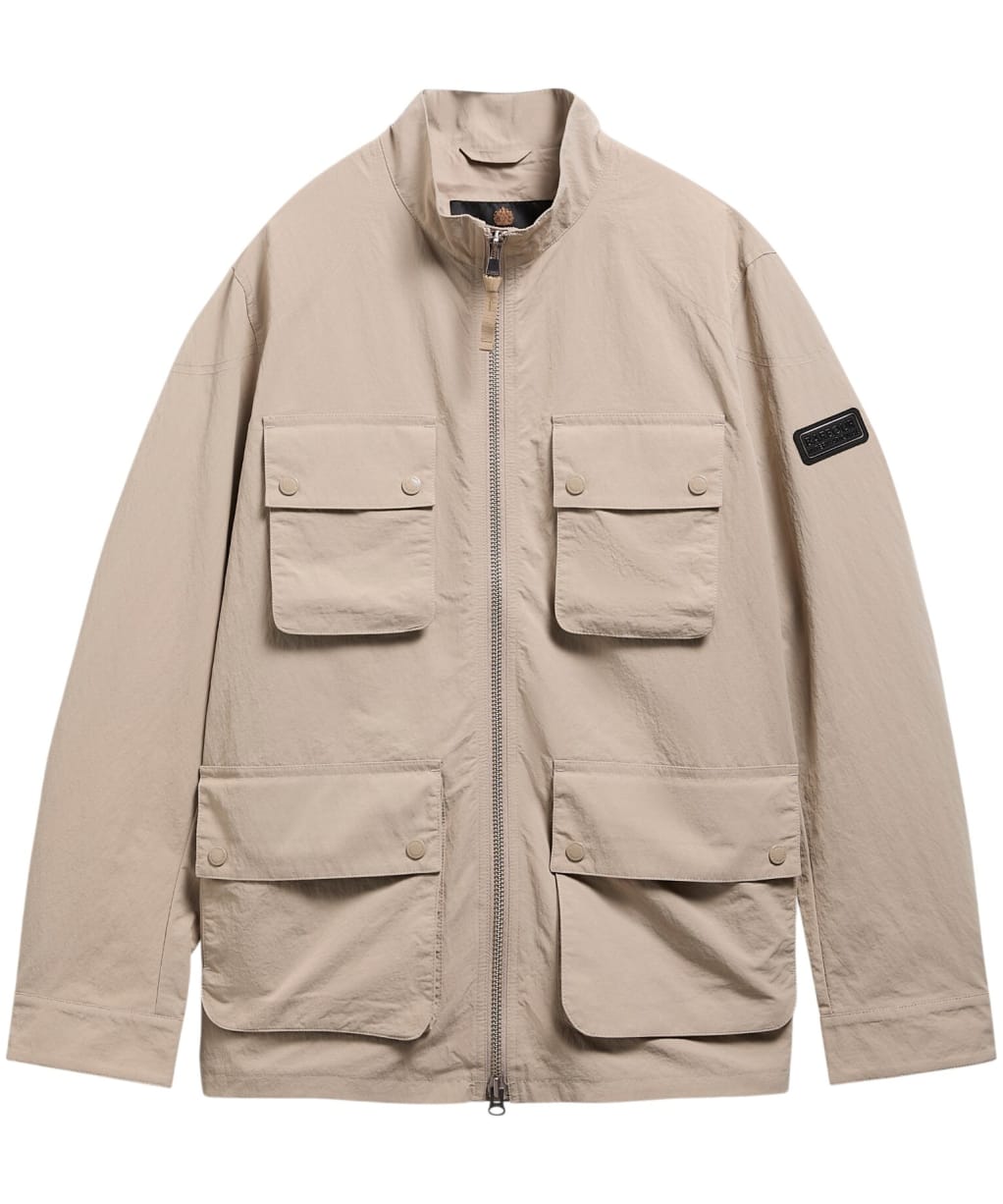 Men's Barbour International Course Showerproof Jacket - Concrete