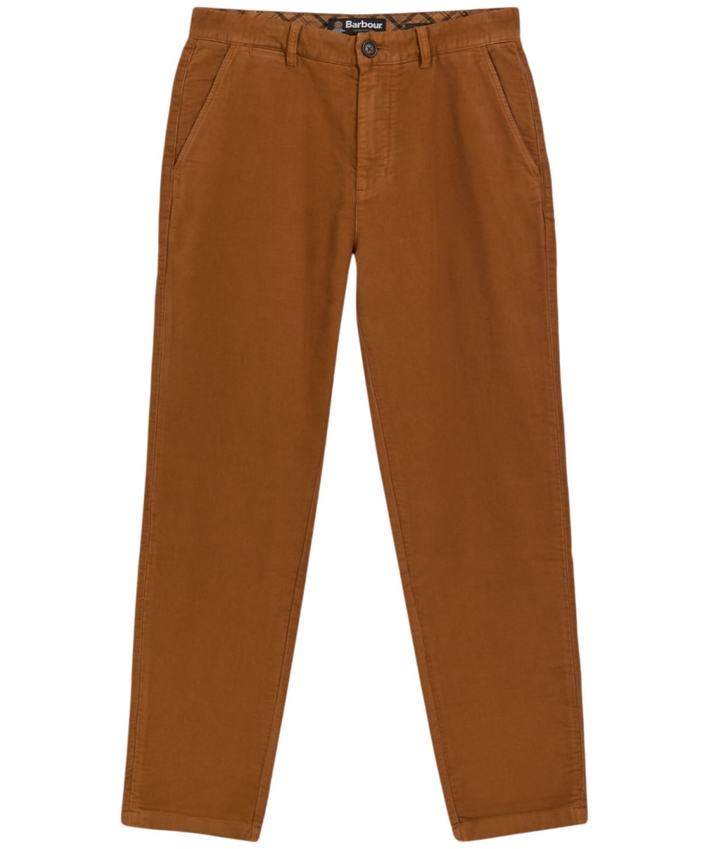 Men's Barbour Moleskin Tailored Fit Trouser - Dark Cinnamon