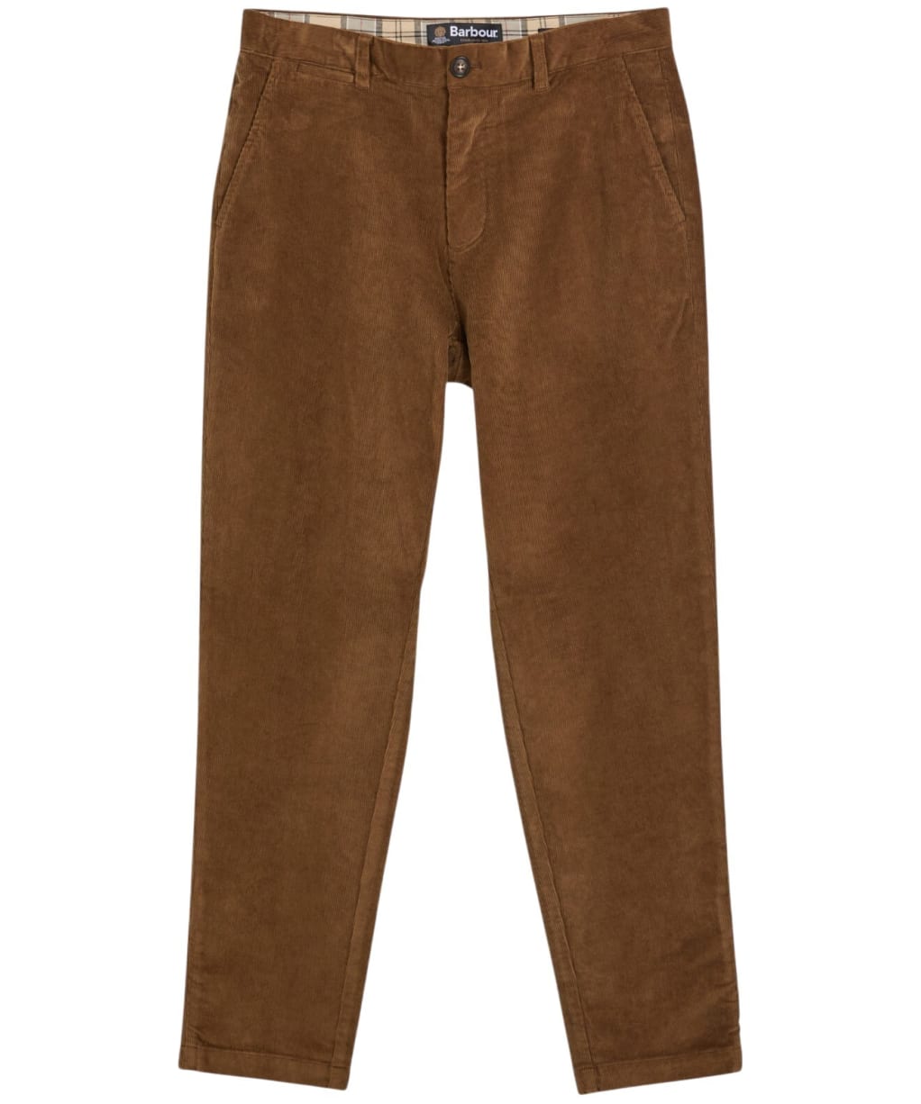 Men's Barbour Stretch Cord Tailored Fit Trouser - Dark Sand