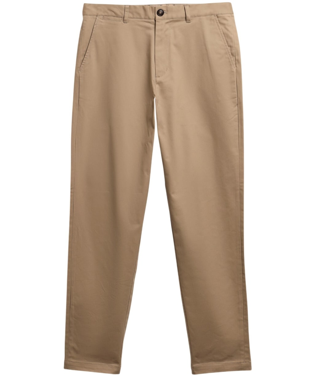 Men's Barbour Sueded Sateen Tailored Fit Trouser - Washed Stone