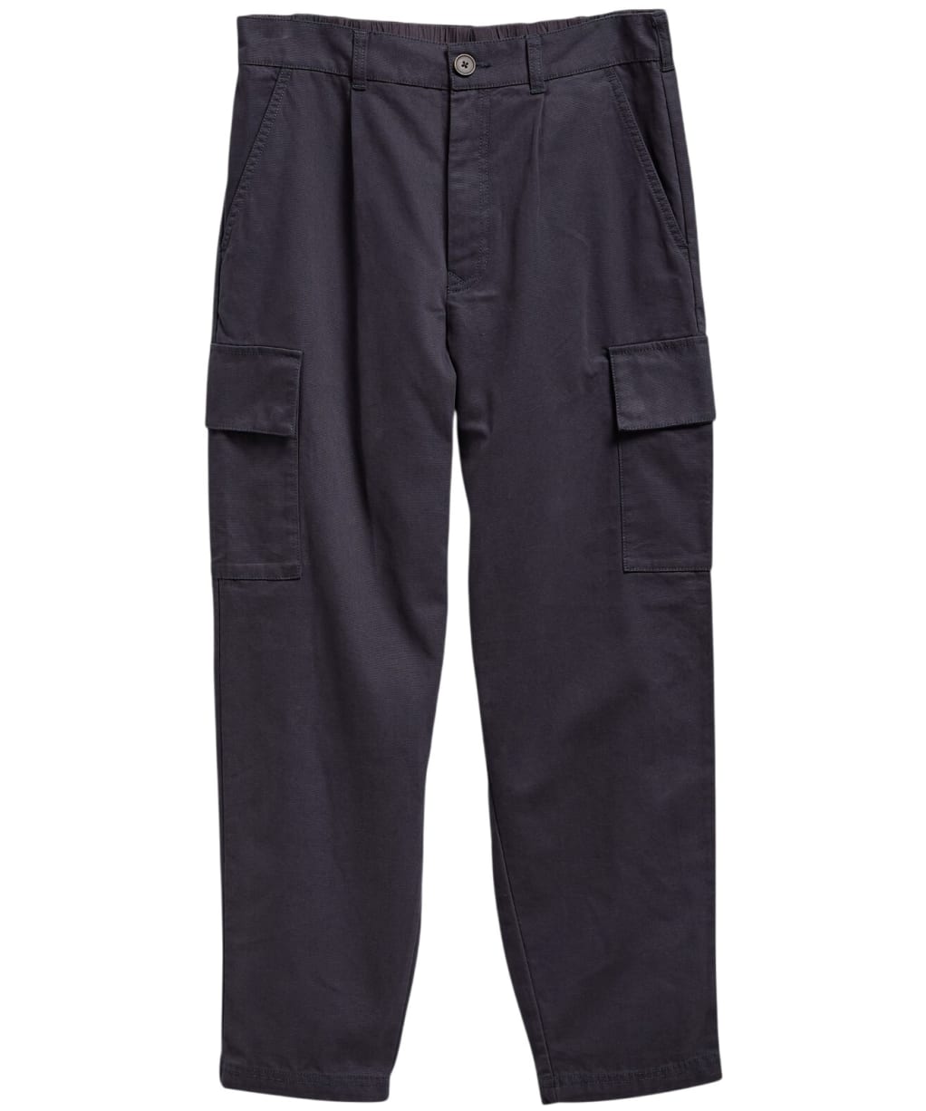 Men's Barbour Washed Cargo Relaxed Fit Trouser - Dark Navy