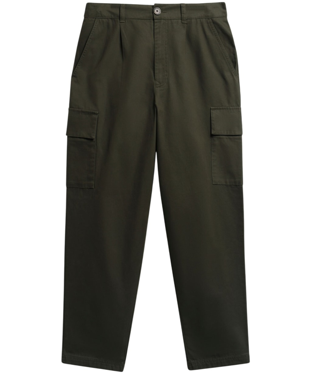 Men's Barbour Washed Cargo Relaxed Fit Trouser - Sage