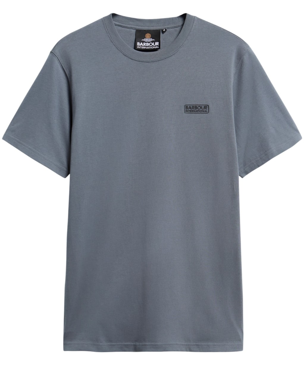 Men's Barbour International Small Logo Tee - Washed Charcoal