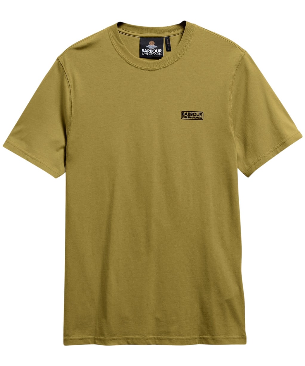 Men's Barbour International Small Logo Tee - Fir Green