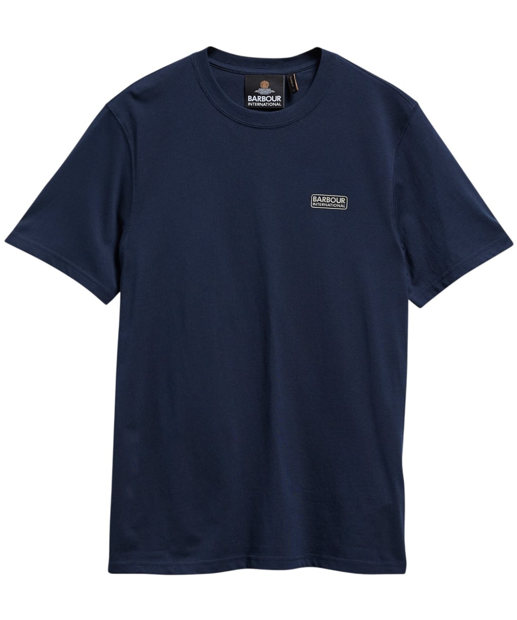Men's Barbour International Small Logo Tee - Navy Blazer