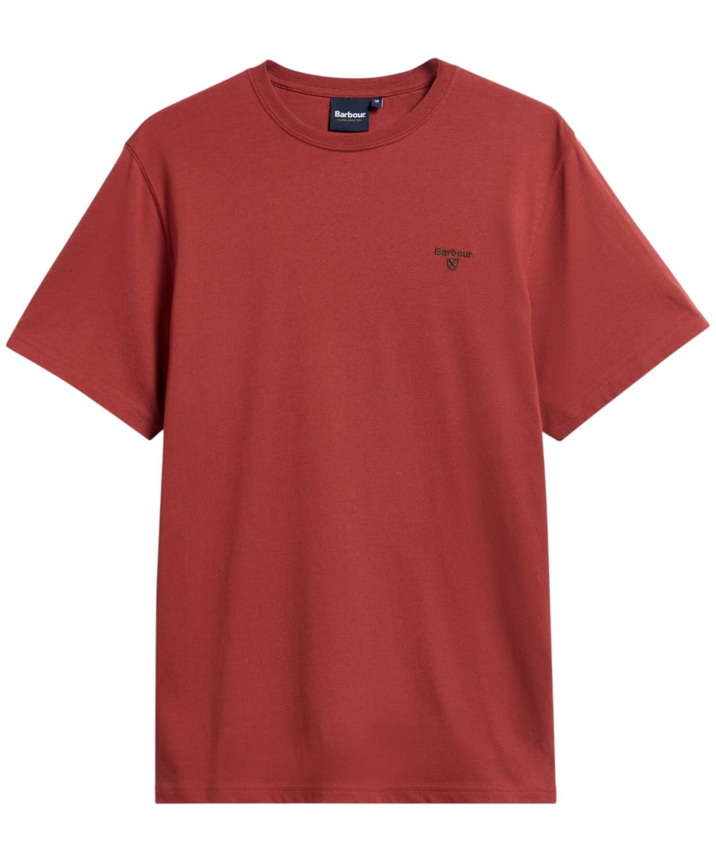 Men's Barbour Essential Sports T-Shirt - Russet