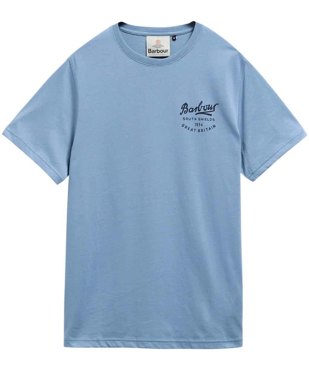 Men's Barbour Script Graphic T-Shirt - Tarn Blue