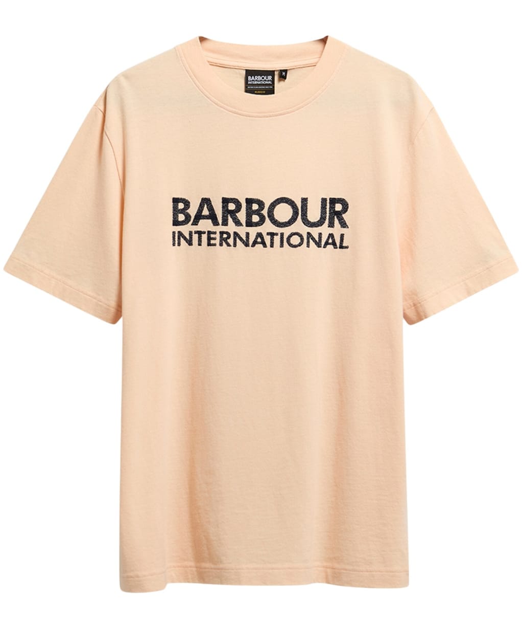 Men's Barbour International Maurice Applique T-Shirt - Bleached Apricot