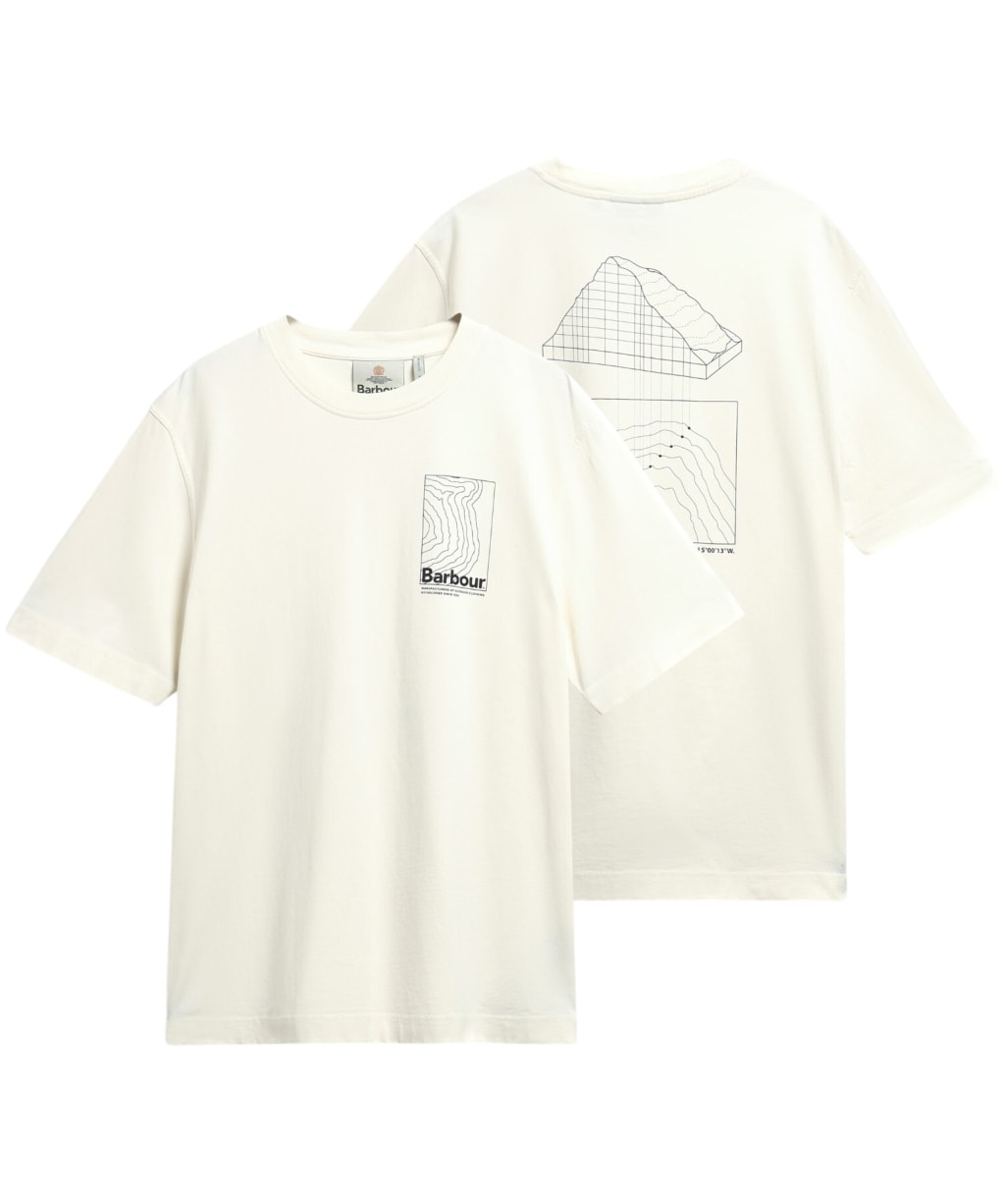 Men's Barbour Woodbine Relaxed Graphic T-Shirt - Whisper White
