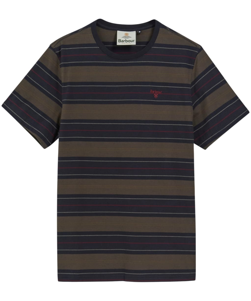Men's Barbour Tartham Tailored Stripe T-Shirt - Dark Navy