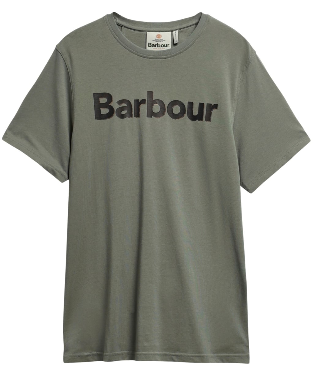 Men's Barbour Halstow Logo Tailored T-Shirt - Agave Green