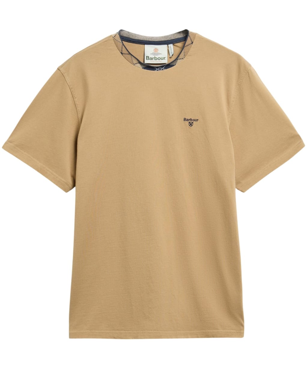 Men's Barbour Stanford Tailored T-Shirt - Stone