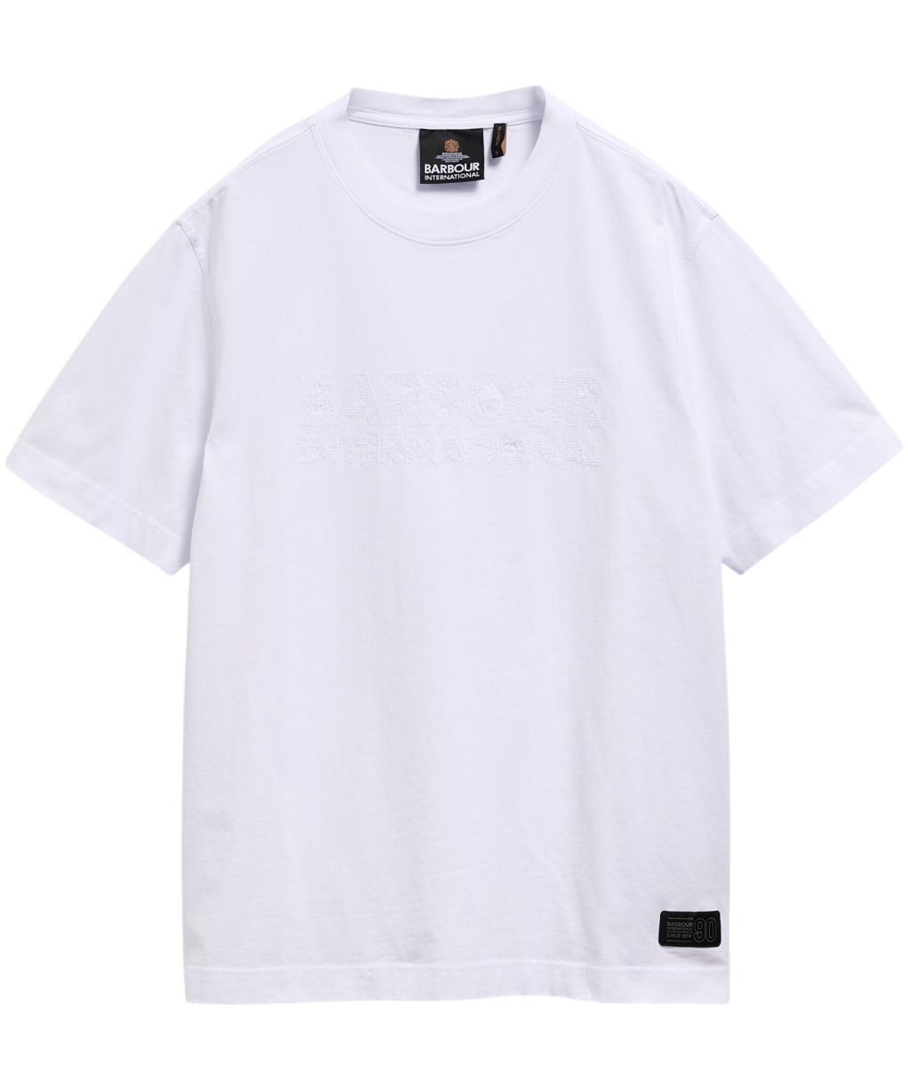 Men's Barbour International 90th Anniversary T-Shirt - White