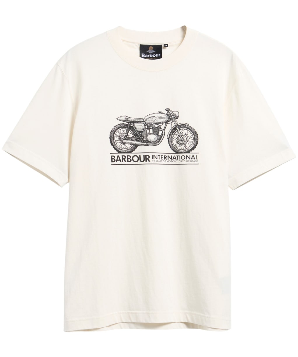 Men's Barbour International Triton T-Shirt - Whisper White