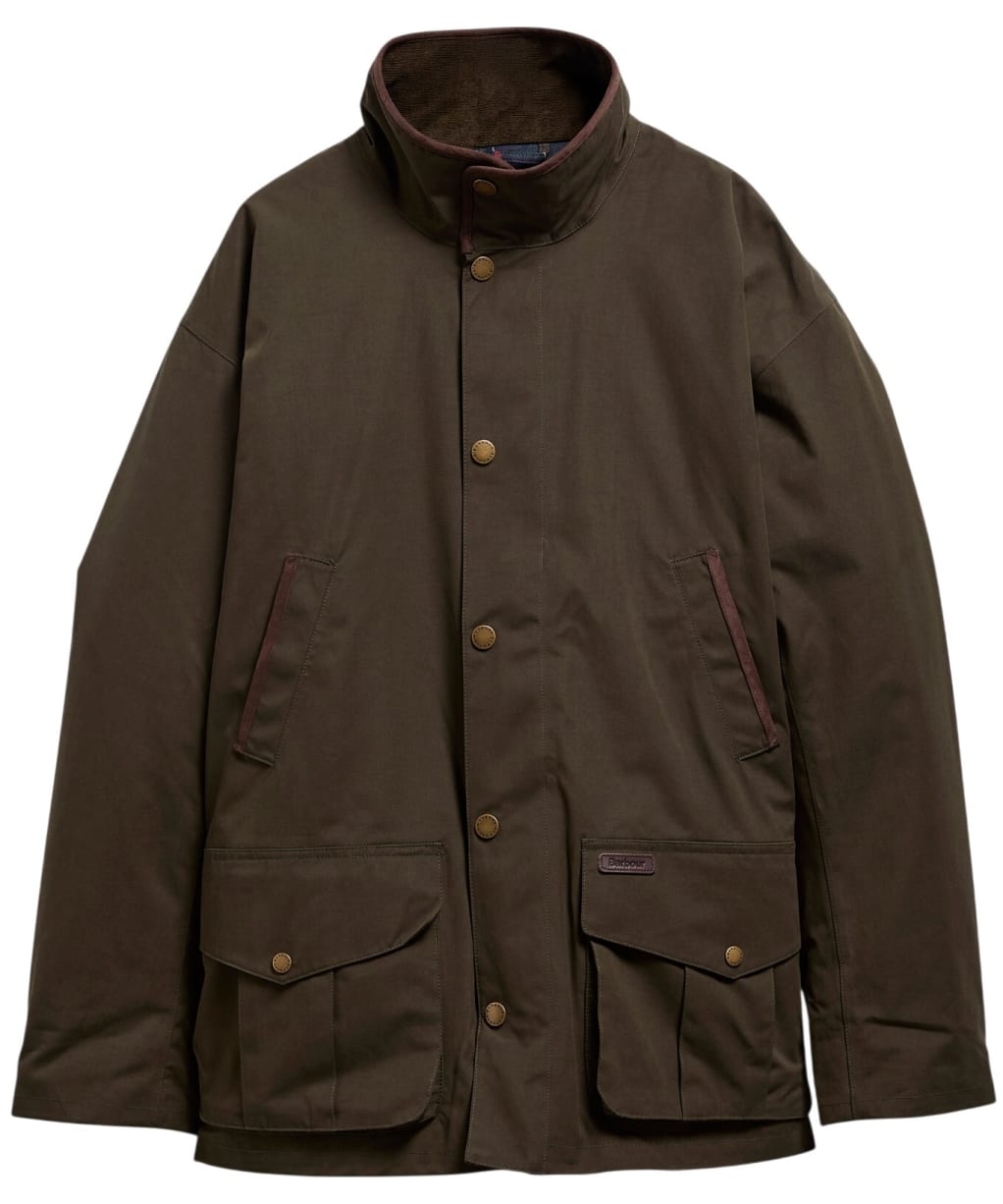 Men's Barbour Bromfield Waterproof Jacket - Dark Olive