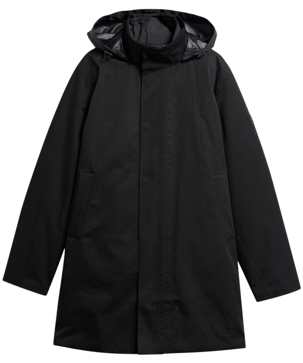 Men's Barbour International Hybridge Waterproof Jacket - Black