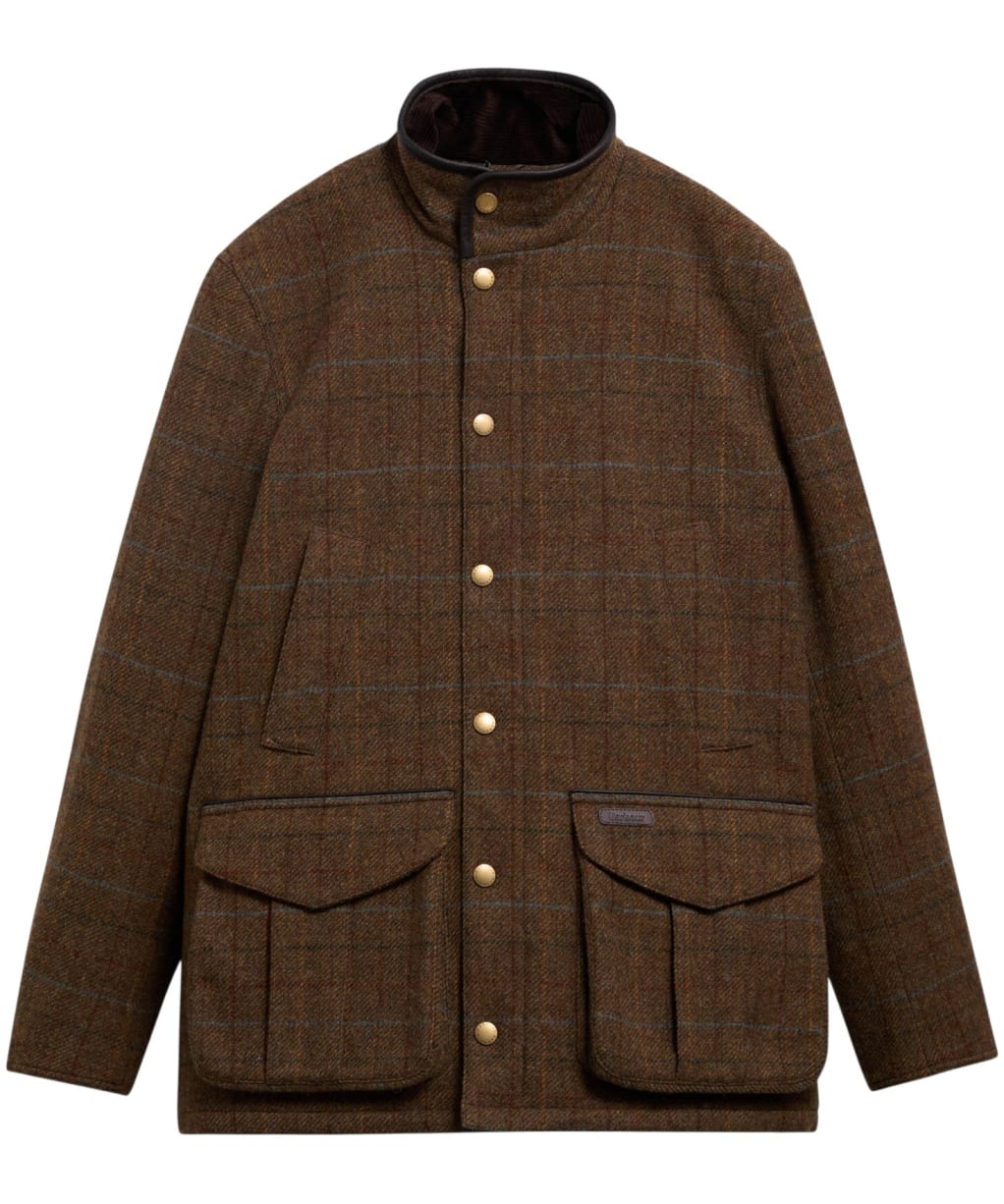 Men's Barbour Hereford Tweed Wool Jacket - Moss Green