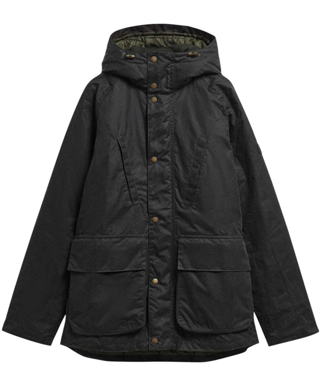 Men's Barbour International Oakdale Wax Jacket - Sage