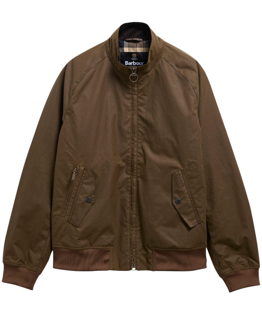 Men's Barbour Chelsea Blouson Waxed Jacket - Brown