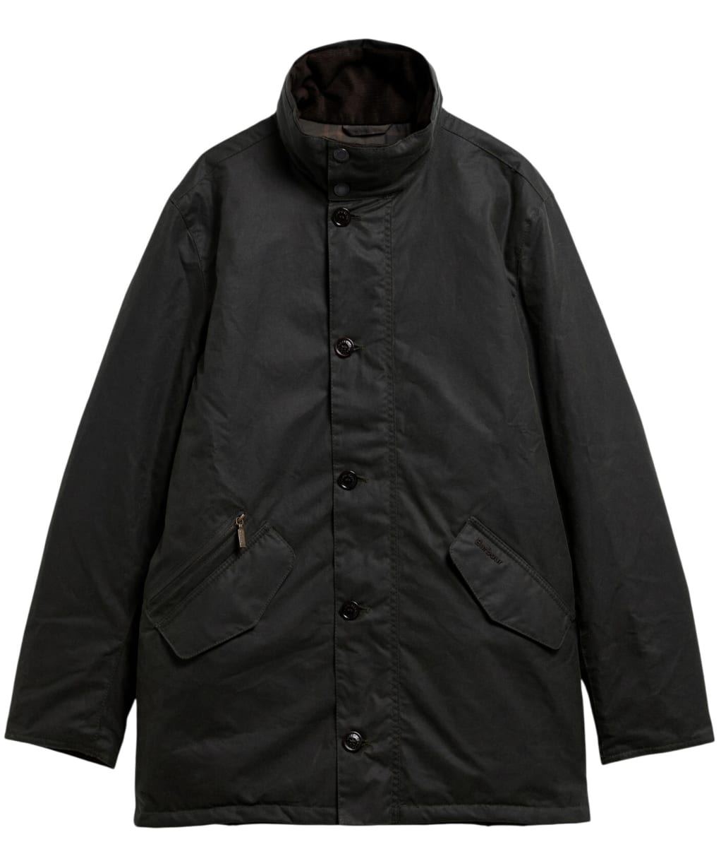 Men's Barbour Modern Powell Waxed Jacket - Sage
