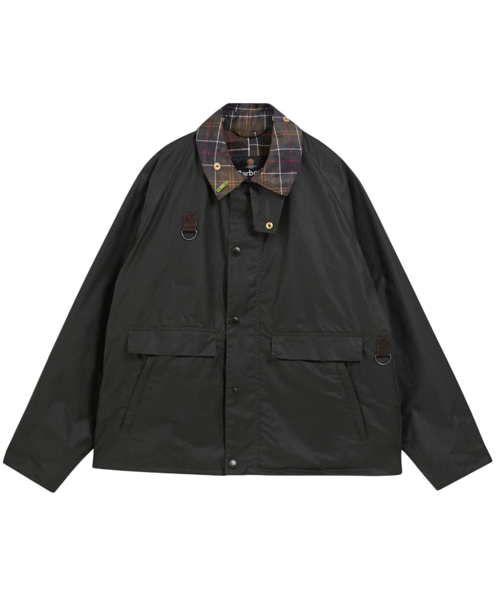 Men's Barbour Icons Spey Waxed Jacket - Sage