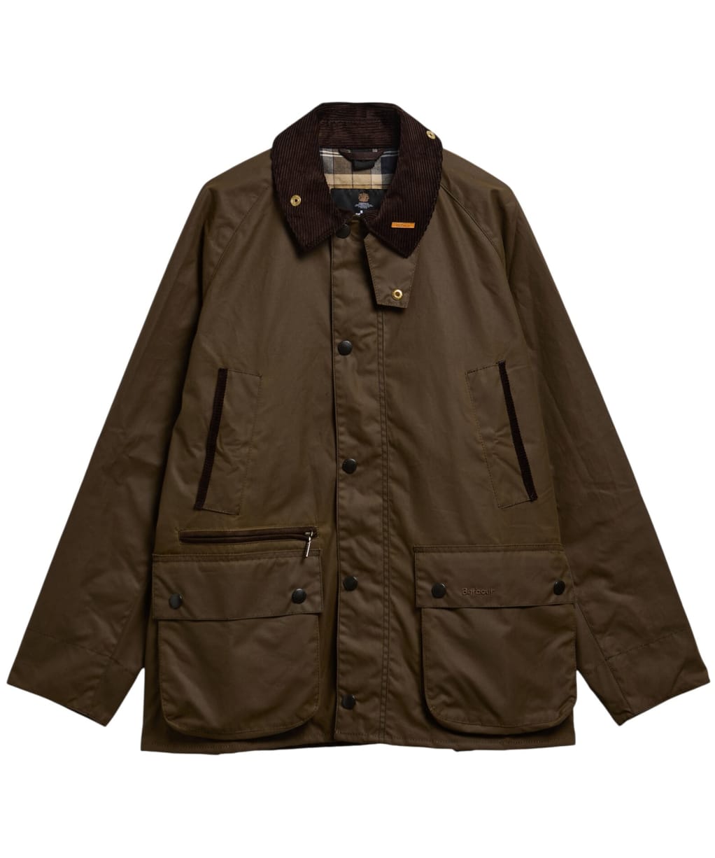 Men's Barbour Icons Bedale Waxed Jacket - Brown / Birchwood