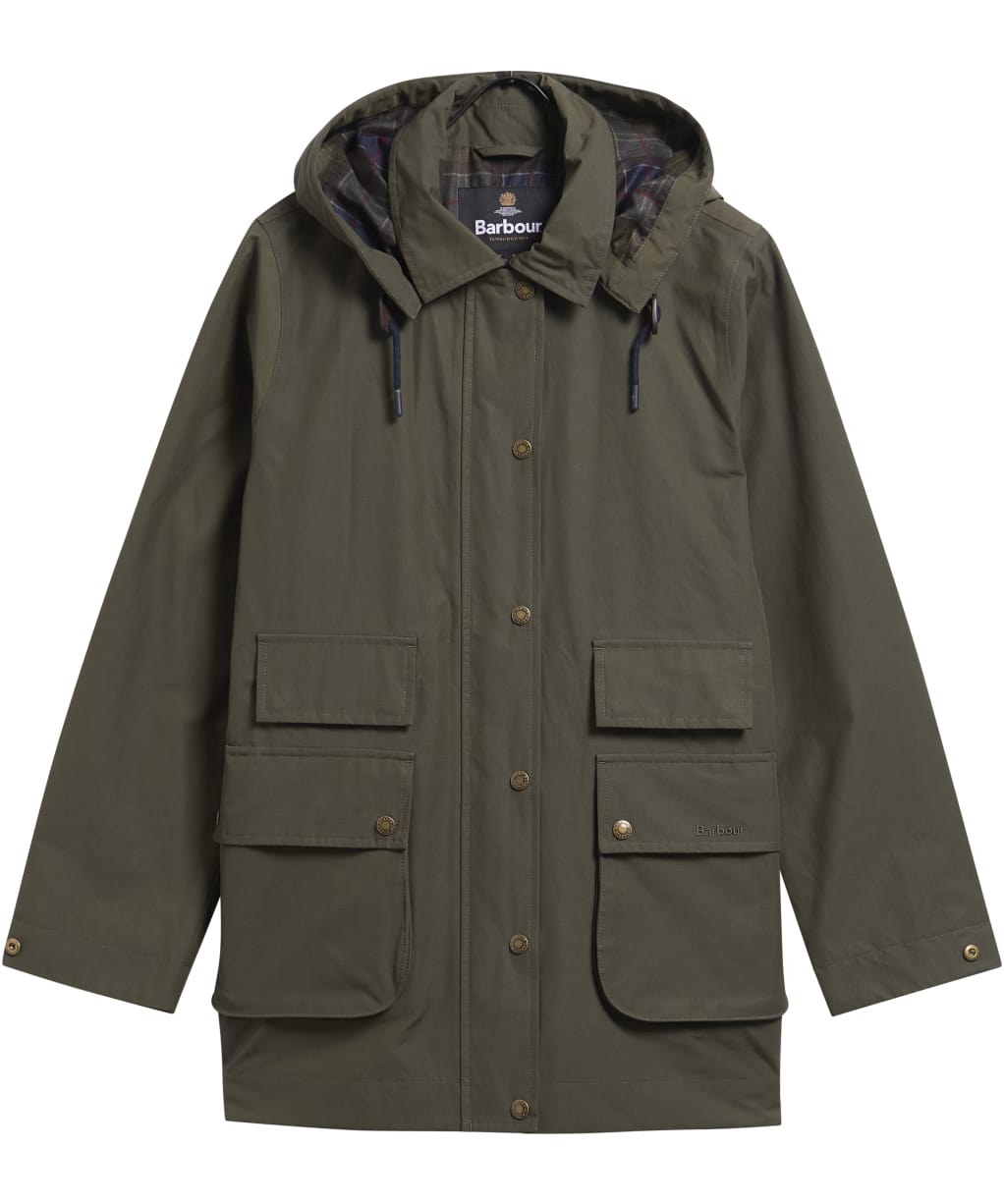 Women's Barbour Border Waterproof Jacket - Sage / Classic