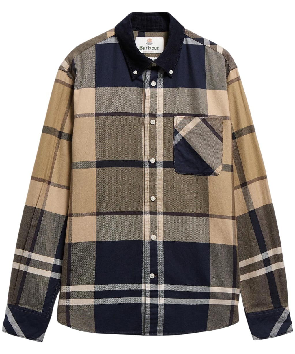 Men's Barbour Authentic Dunoon Tartan Shirt - Birchwood Dress Tartan