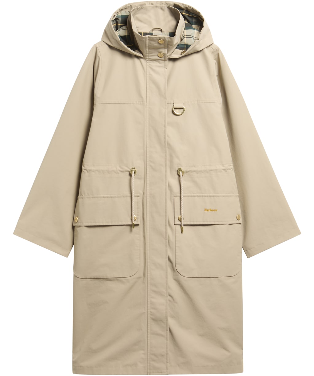  Women's Barbour Stokesley Waterproof Jacket - Light Trench / Ancient