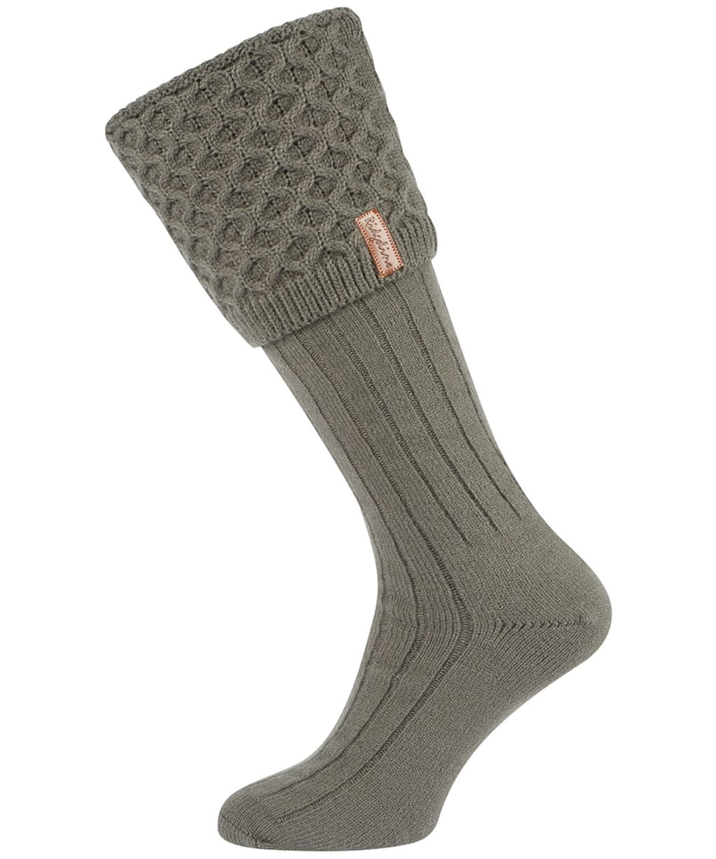 Ridgeline Double Cuff Welly Sock - Moss