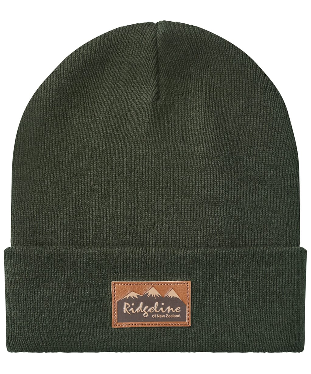 Ridgeline Heritage Fine Knit Beanie Hat - Deep Forest