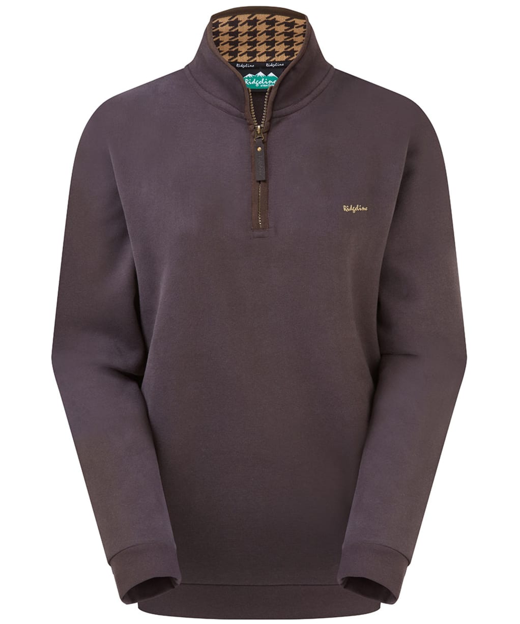 Women's Ridgeline Brancaster 1/4 Zip Top - Deep Bark