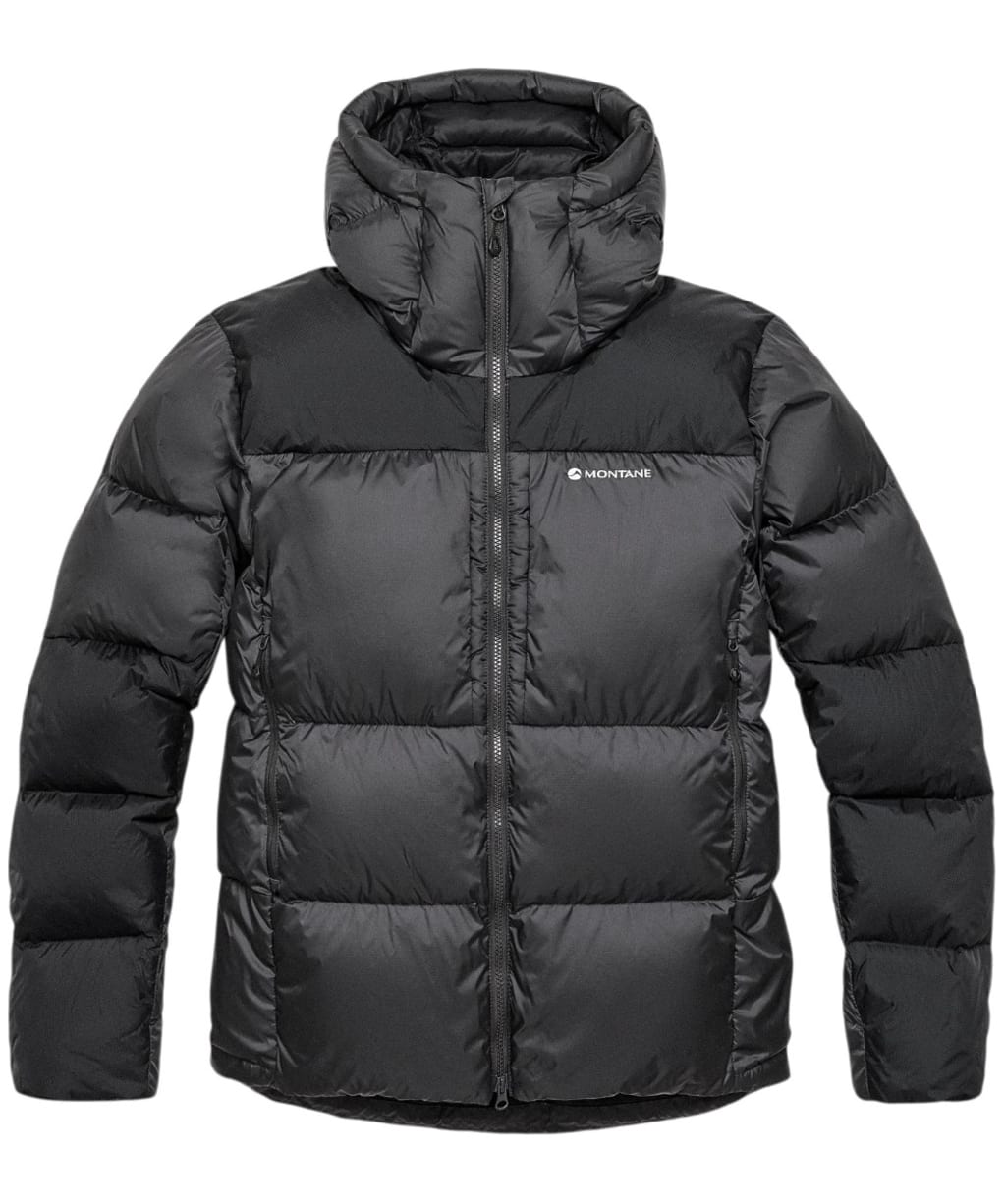 Women's Montane Glacium Hooded Down Jacket - Midnight Grey