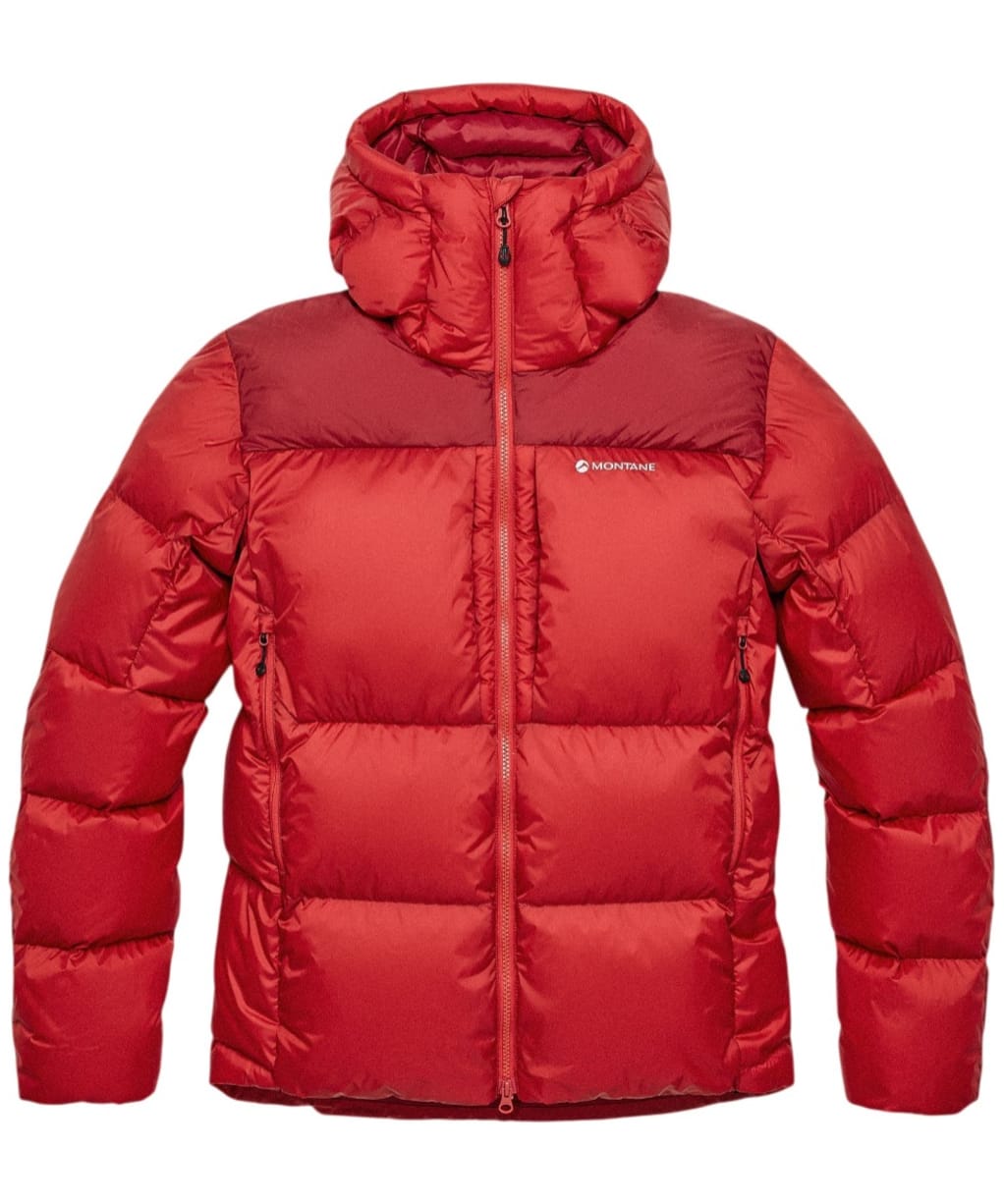 Men's Montane Glacium Hooded Jacket - Adrenaline Red