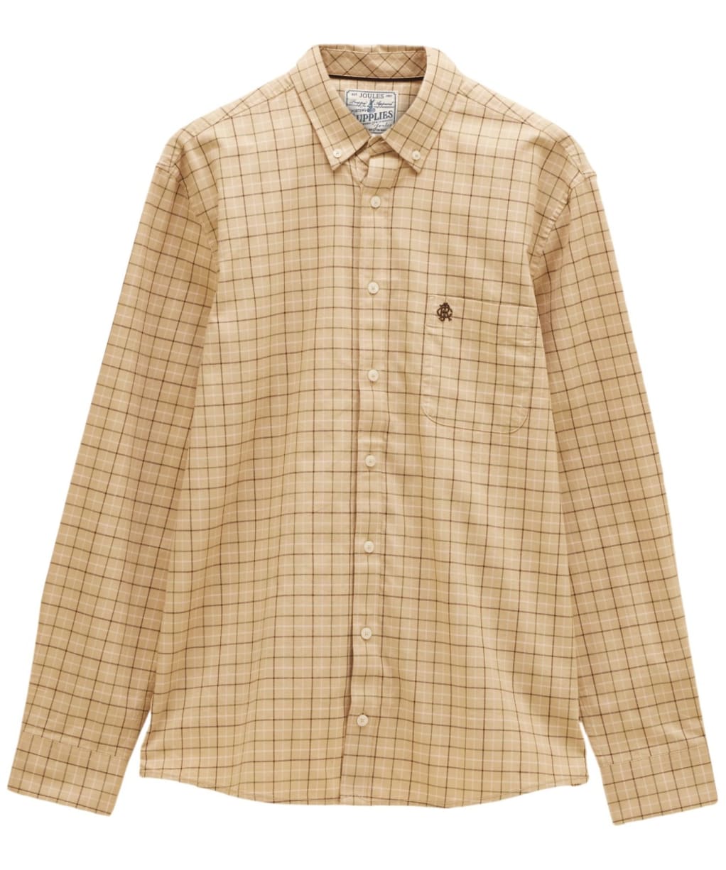 Men's Joules Oxford Check Classic Fit Shirt - Oatmeal