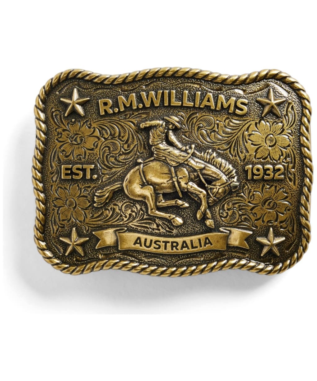 R.M. Williams Heritage Belt Buckle - Brass